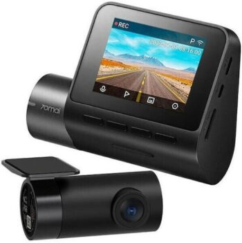 70mai A200-1 Front & Rear Dash Cam w. Screen, Set with RC11 Rearview Camera, 1080P 60FPS 130FOV 500m